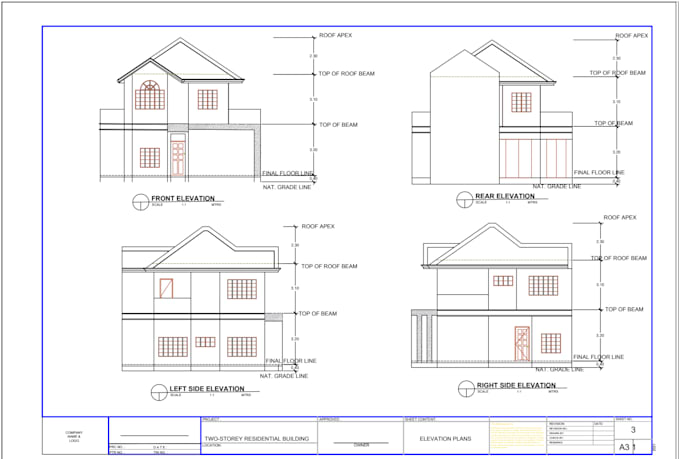 redraw PDF sketches into autocad drawings